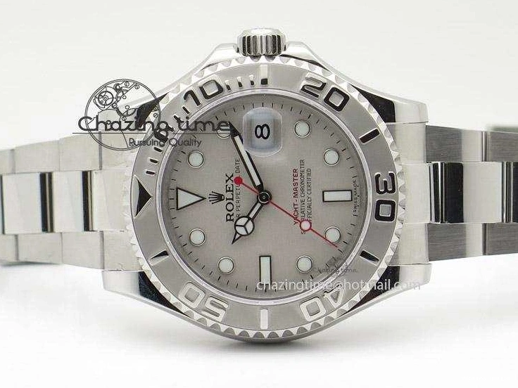 0514 Supportive Yacht-Master 116622 Silver Dial JF Best Edition On SS Bracelet SA3135 V 4032